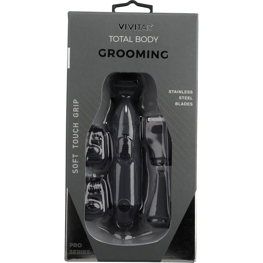 Kit Afeitadora Corporal Vivitar Negra