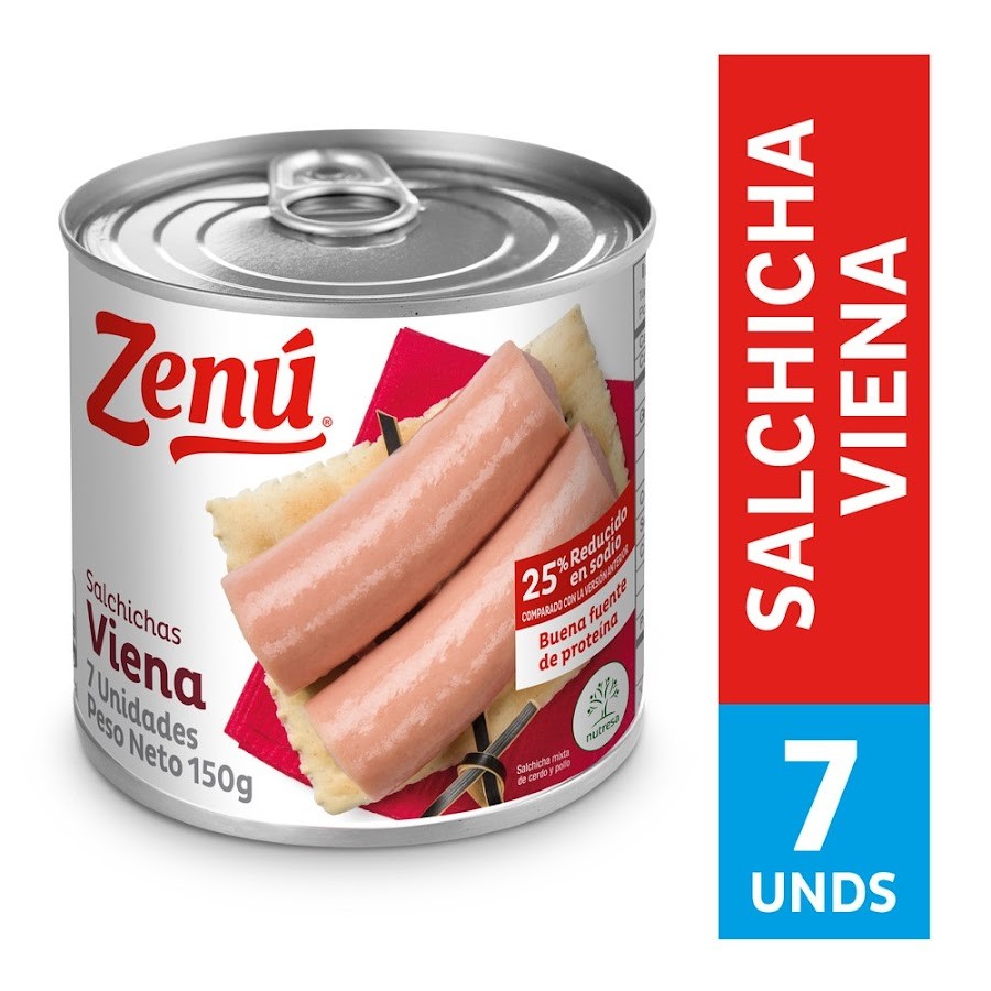 SALCHICHA ZENÚ VIENA X7UND