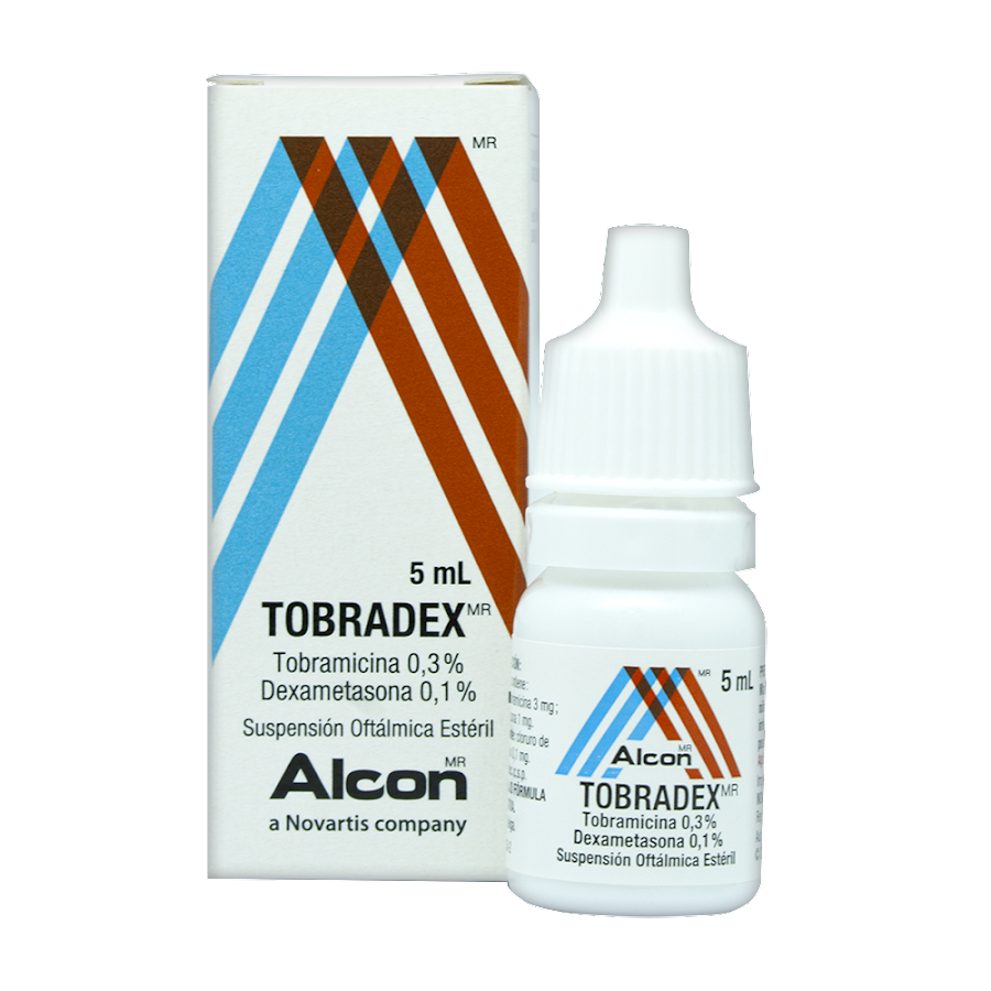 Tobradex 0.3% Suspensión Frasco X5Ml Novartis Tobramicina Dexametasona