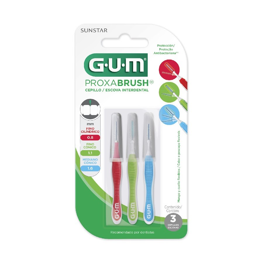 Cepillo Interdental Gum Proxabrush x3 unds