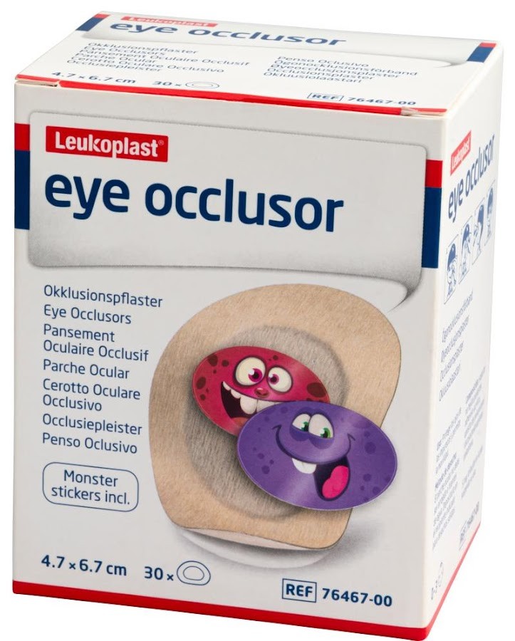 Parche Ocular Leukoplast Occlusor Junior Caja x30 und
