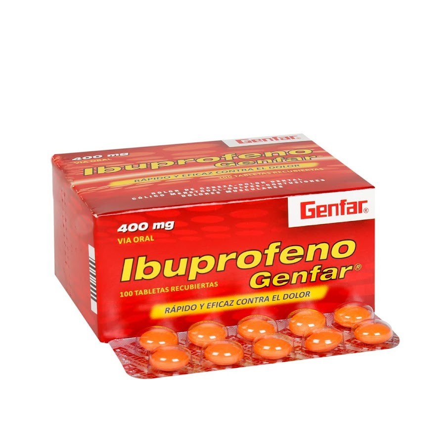 Ibuprofeno 400Mg Genfar Blister x 10Tab