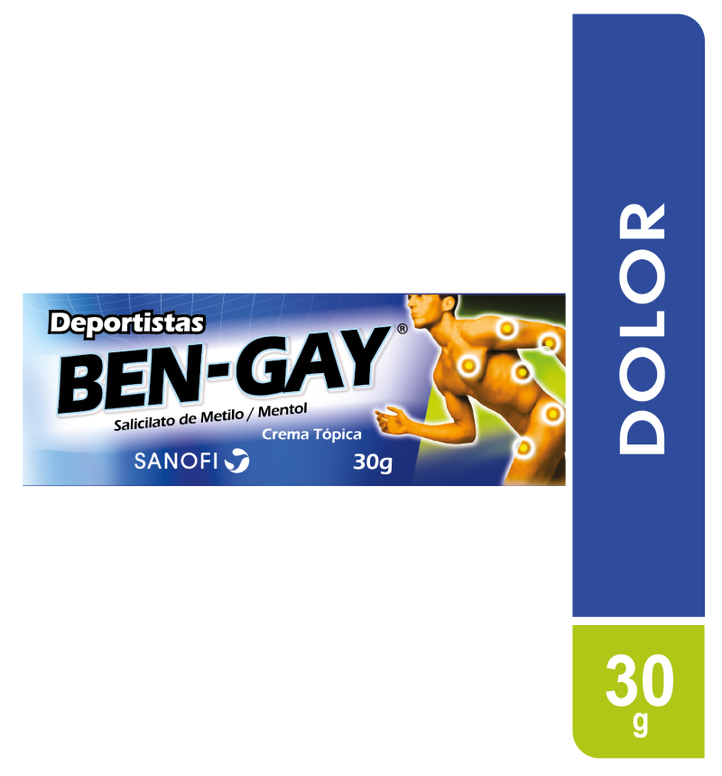 Bengay Deportistas Crema Tubo X30G. Sanofi Salicilato De Metilo Mentol