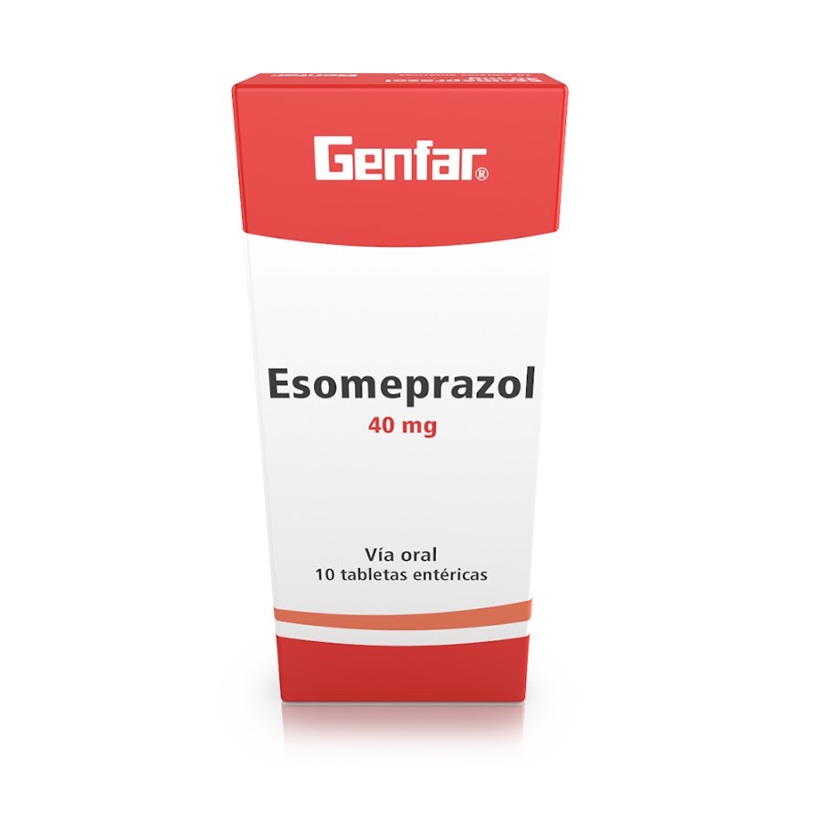 Esomeprazol Genfar 40Mg Tabletas Caja X10Tab.
