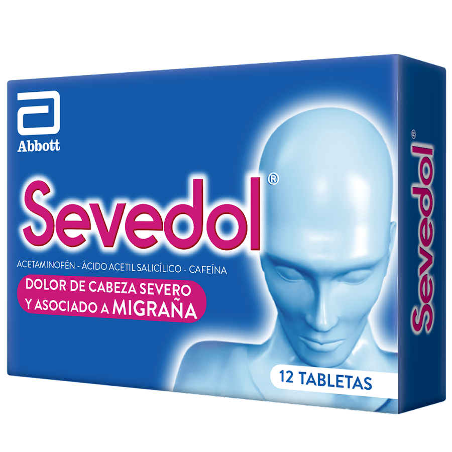 SEVEDOL 250MG TAB. CAJA X12TAB. LAF ACETAMINOFENACIDO ACETILSALICÍLI