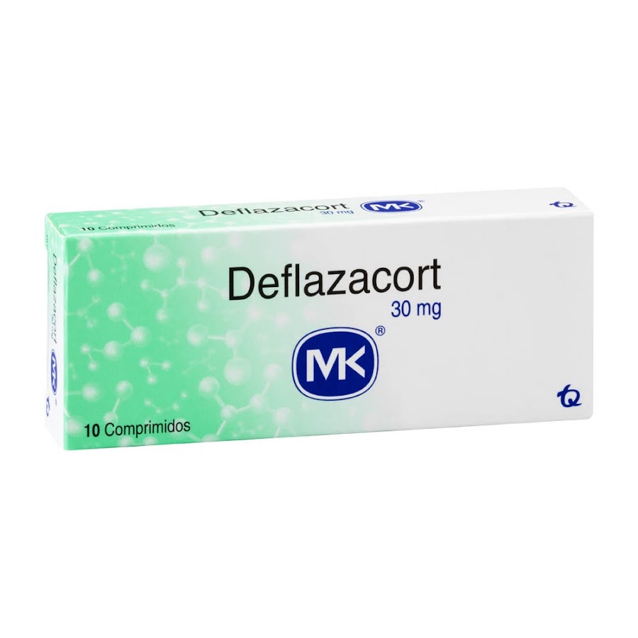 Deflazacort MK 30mg Comprimido Caja x10Com.
