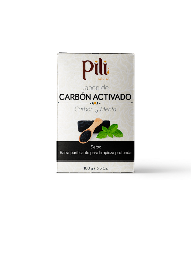 Jabon de Carbon Vegetal Pili x 100Gr