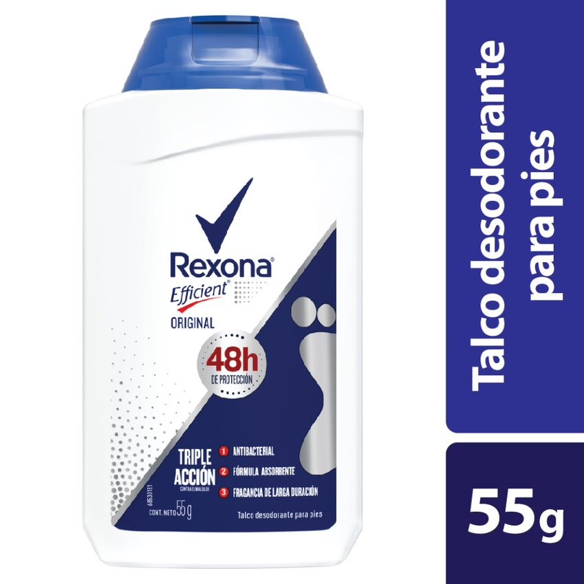 Talco Rexona Efficient Original x55gr