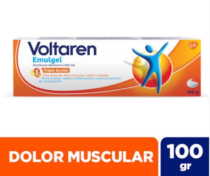 Voltaren Emulgel Gel 1% Gel Tubo x100G. Novartis Diclofenaco