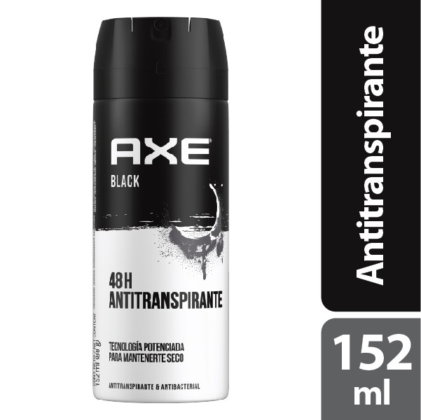 Antitranspirante AXE Fresh Protection Seco 48H Black x150Ml