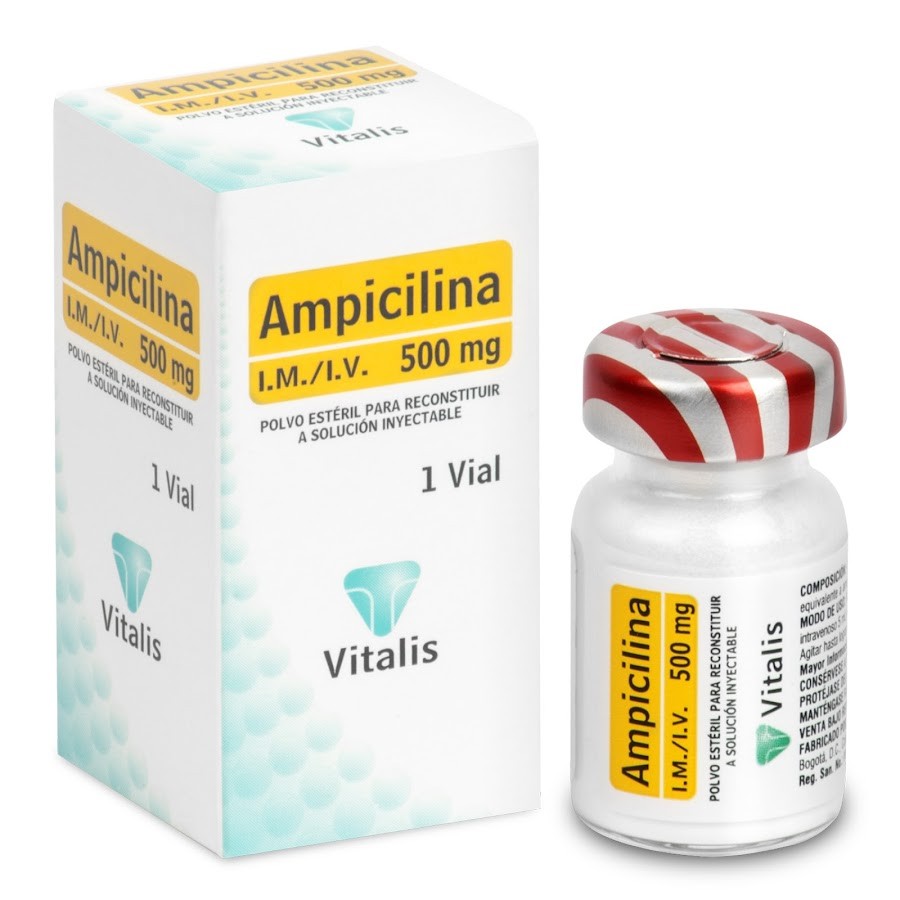 Ampicilina 500Mg Vitalis x 1 Ampolla