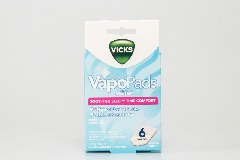 ALMOHADILLAS AROMATIZANTES VICKS VBR-5 CAJA X 6 UND