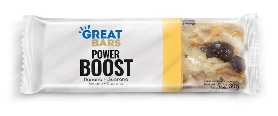 Barra de Cereal Great Bars Power Boost de Energía Uni x30g