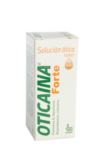 Oticaina Forte Solución Gotas Frasco X8Ml. Bussié Neomicina Polimixina