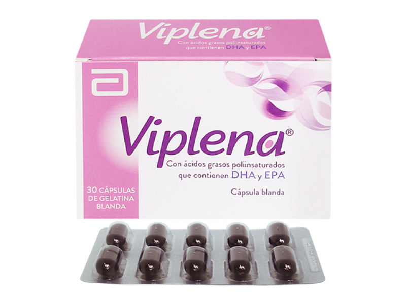 Viplena 500mg Cápsula Caja x30Cap. GYN. VITAMINAS PRENATALES