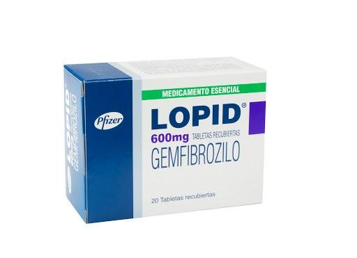 LOPID 600mg Tabletas Caja x20Tab. PFIZER Gemfibrozilo
