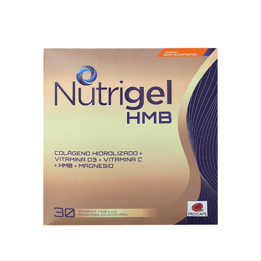 Nutrigel HMB Mandarina Procaps Caja x 30 Sobres