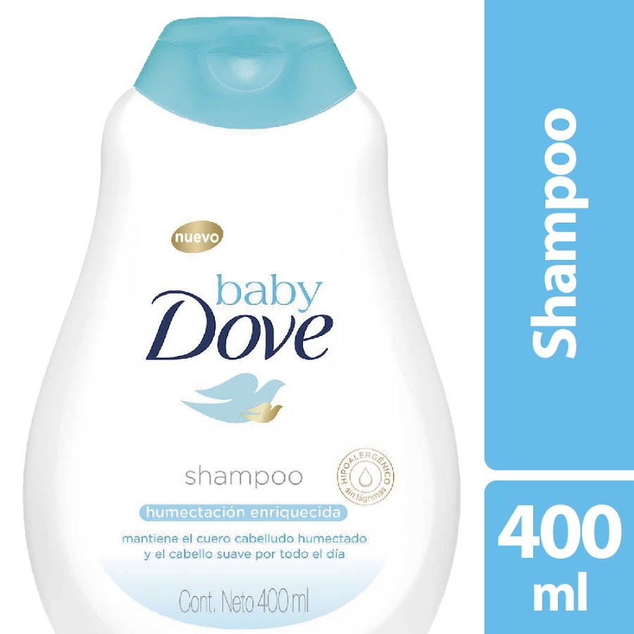 SHAMPOO DOVE BABY CORPORAL HUMECTACION ENRIQUECIDA X400ML.