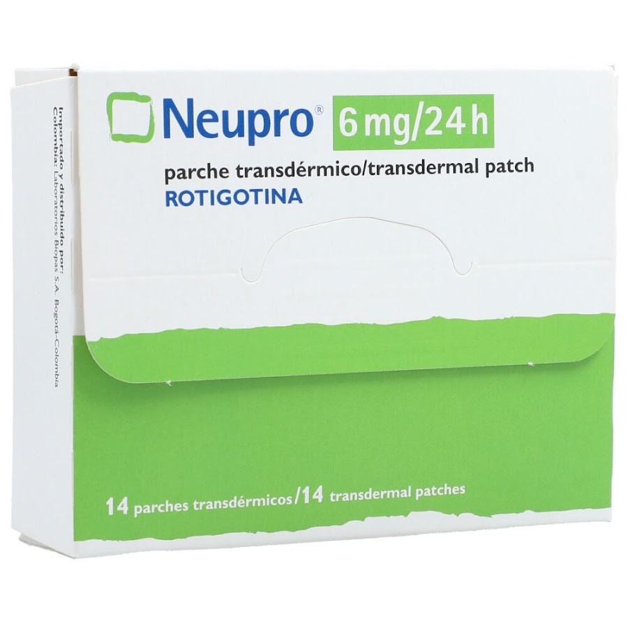 NEUPRO 6MG PARCHES TRANSDERMICOS CSX14 UND BIOPAS ROTIGOTINA