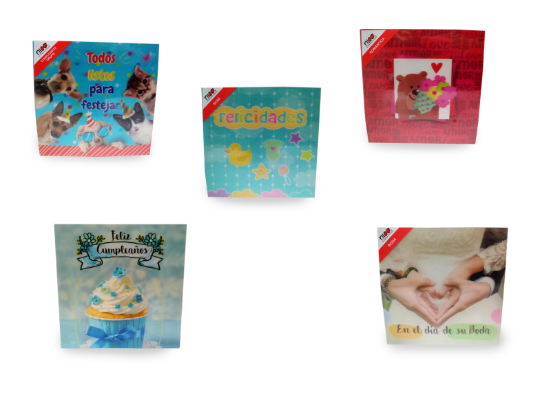 Tarjeta De Regalo Para Toda Ocasión Mediana En Tercera Dimensión Motivos Surtidos X1und