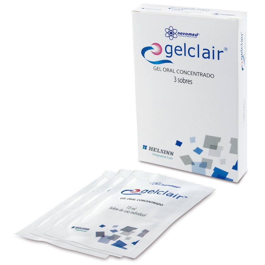 Gelclair 01% Gel Caj.x3Sob. NOV Ácido Hialurónico Polivinilpirrolidona