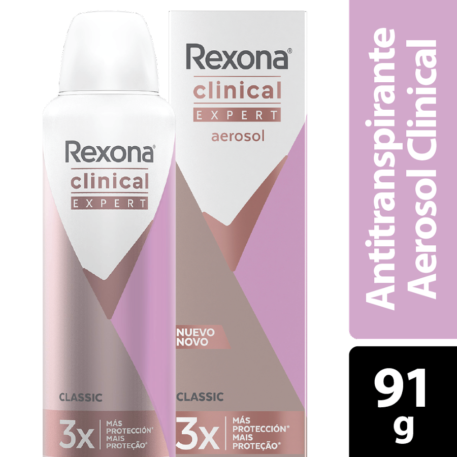 Desodorante Rexona Woman Clinical Expert 96h x91gr