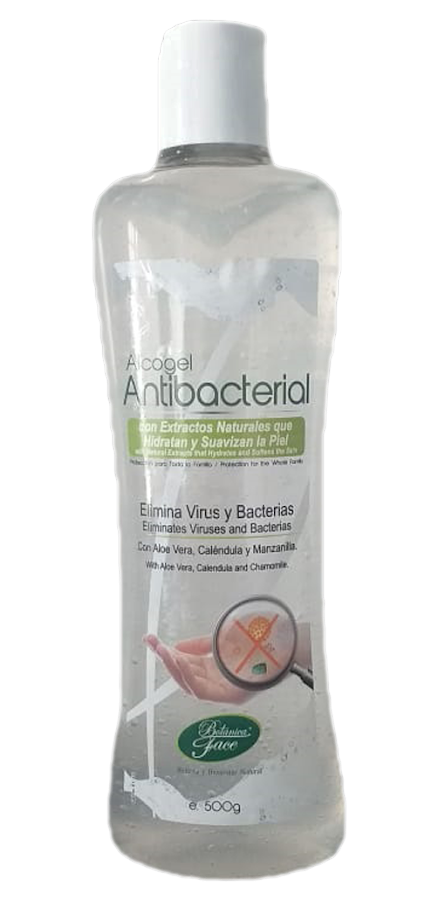 Gel Atibacterial Botánica Face x 500Gr