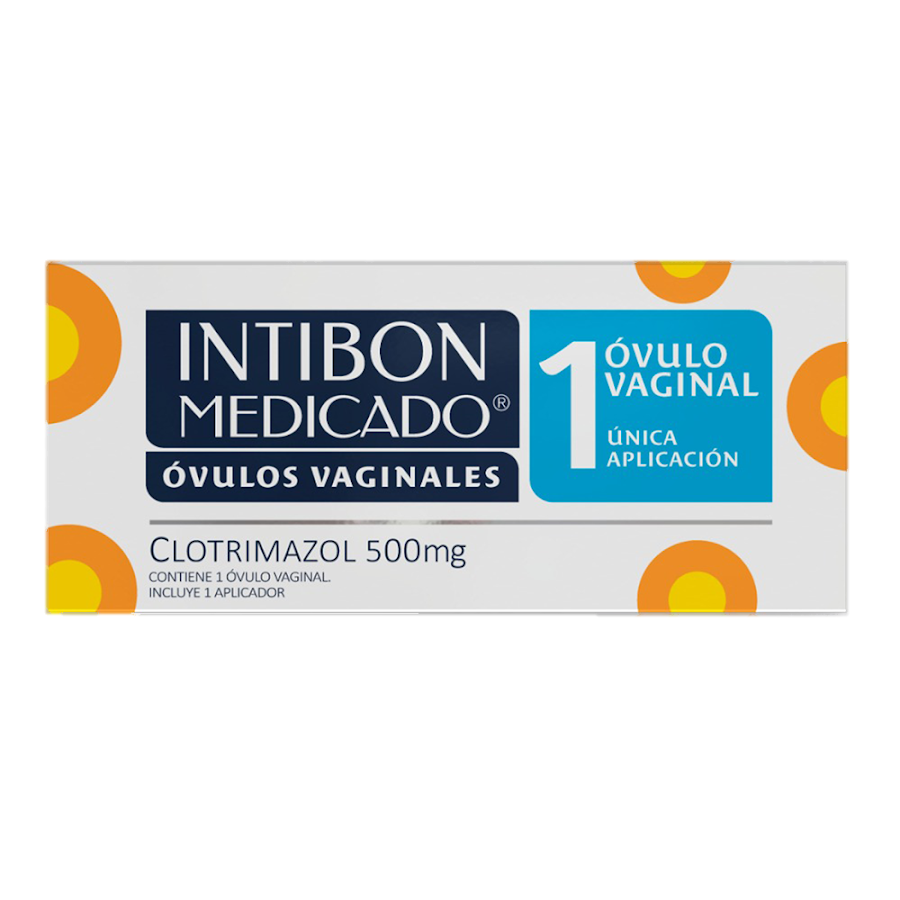 Ovulo Vaginal Intibon Medicado Clotrimazol 500% Biotecnik Caja x 1 Ovulo