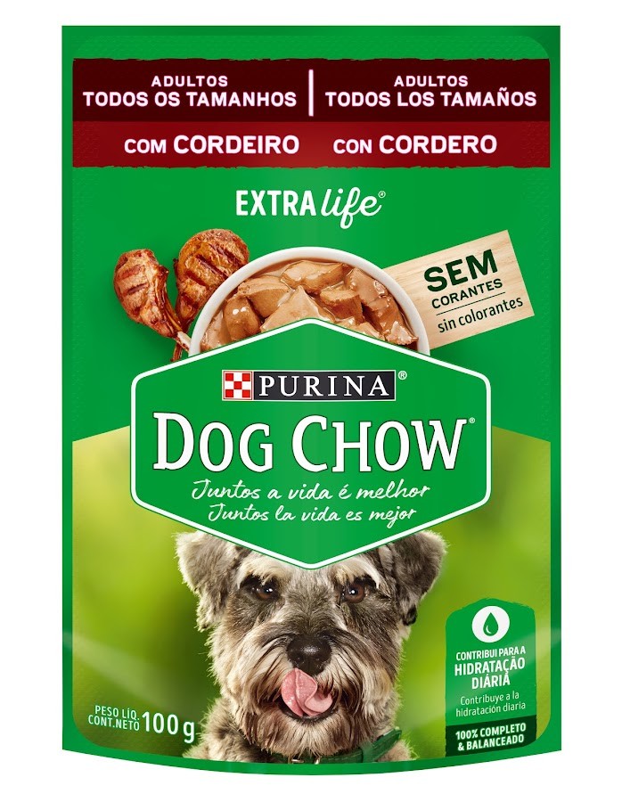 Alimento Para Perros Dog Chow Adultos Todos Los Tamaños Cordero x 100Gr