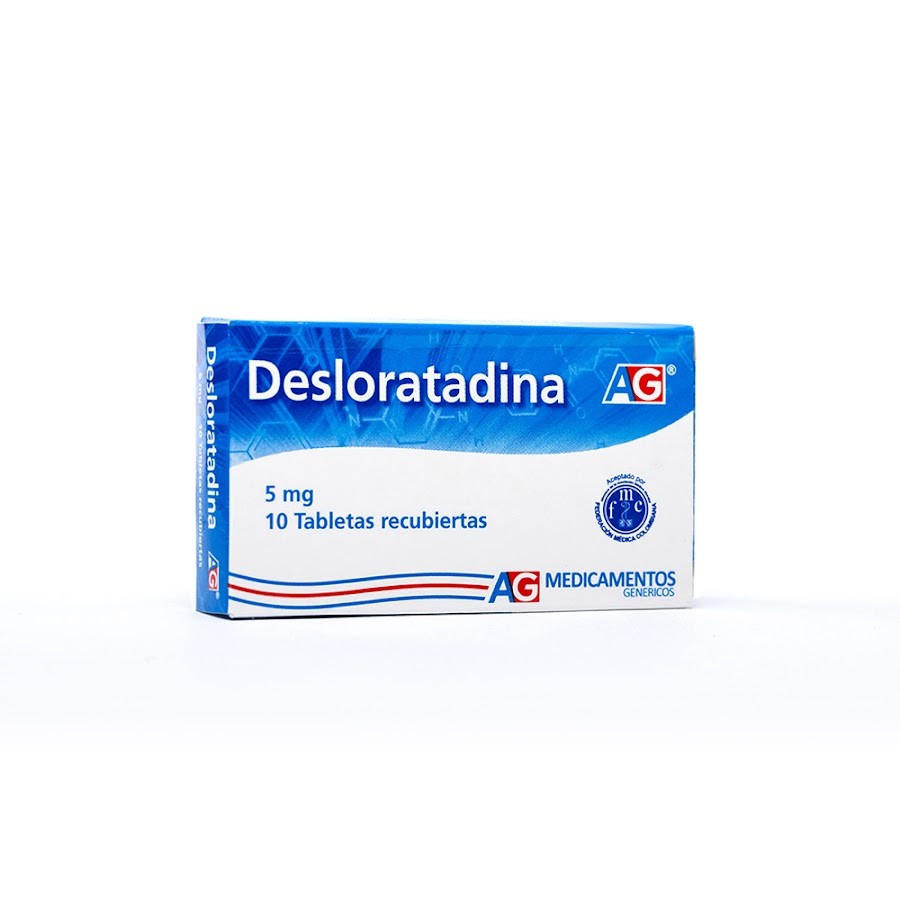Desloratadina 5Mg AG Caja x 10Tab