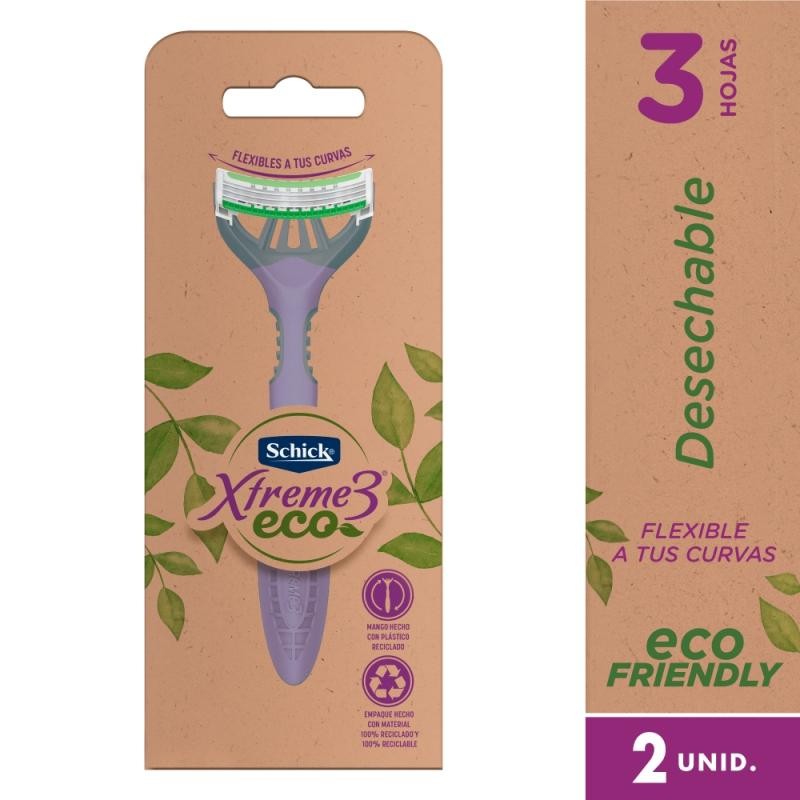 Maquina de Afeitar Schick Xtreme 3 Women Eco x 2Und
