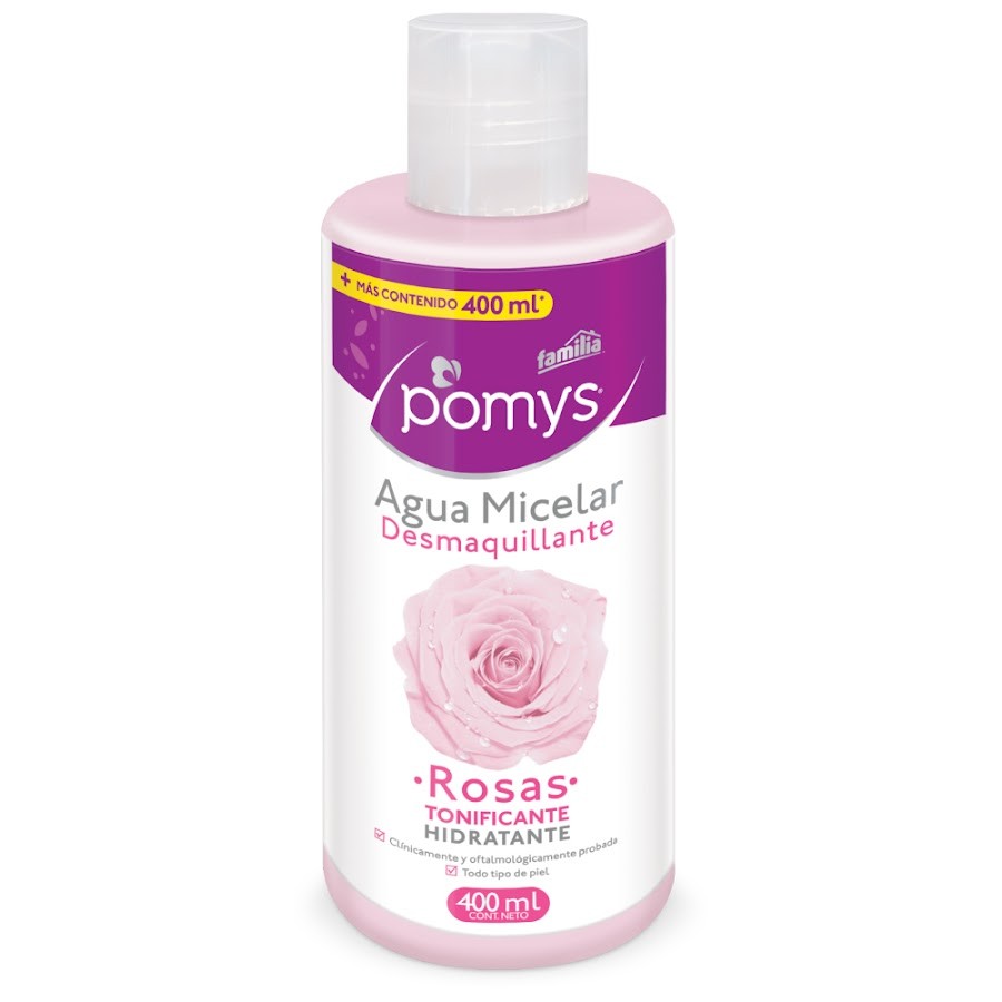 Agua Micelar Pomys Desmaquillante Rosas x 400Ml