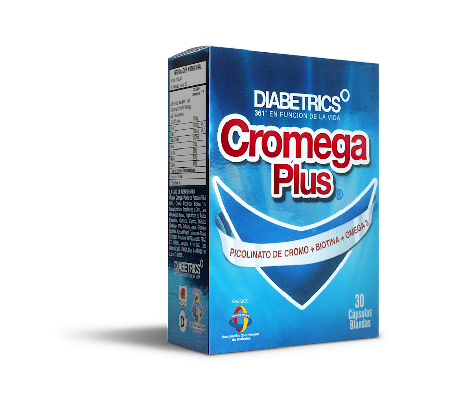 Cromega Plus Diabetrics Caja x 30Cap