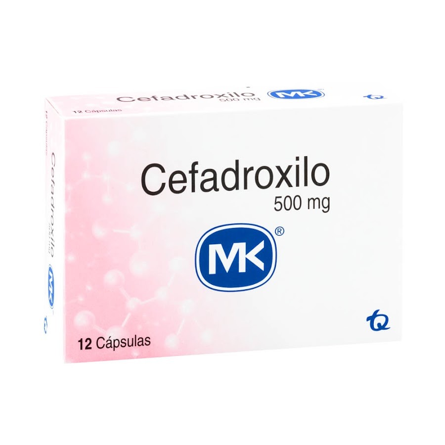 Cefadroxilo MK 500mg Caja X 12Tab Cefadroxilo Monohidrato