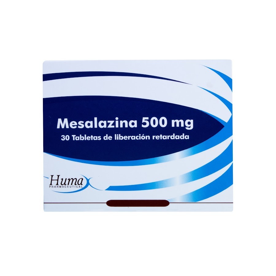 Mesalazina 500 mg x 30 Tabletas