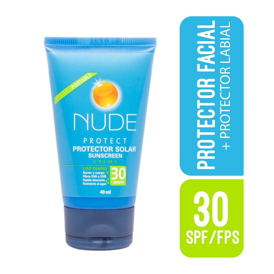 Protector Solar Nude Spf 30 Portable x40ml