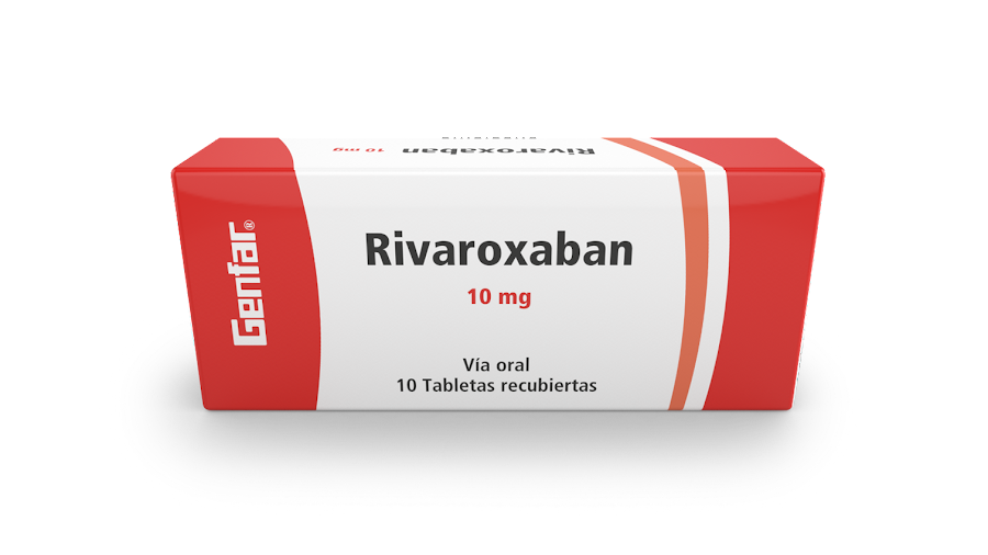 Rivaroxaban Genfar 10mg Caja x 10 Tabletas