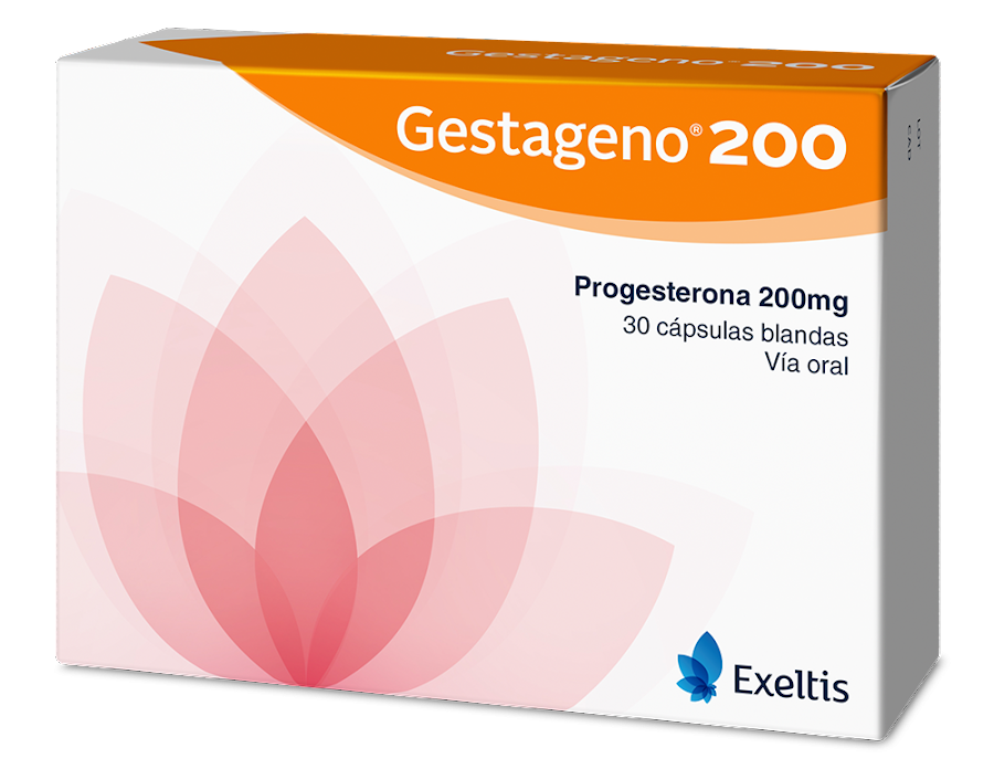 Gestageno 200Mg Cápsulas Caja X30Cap. Exeltis Progesterona