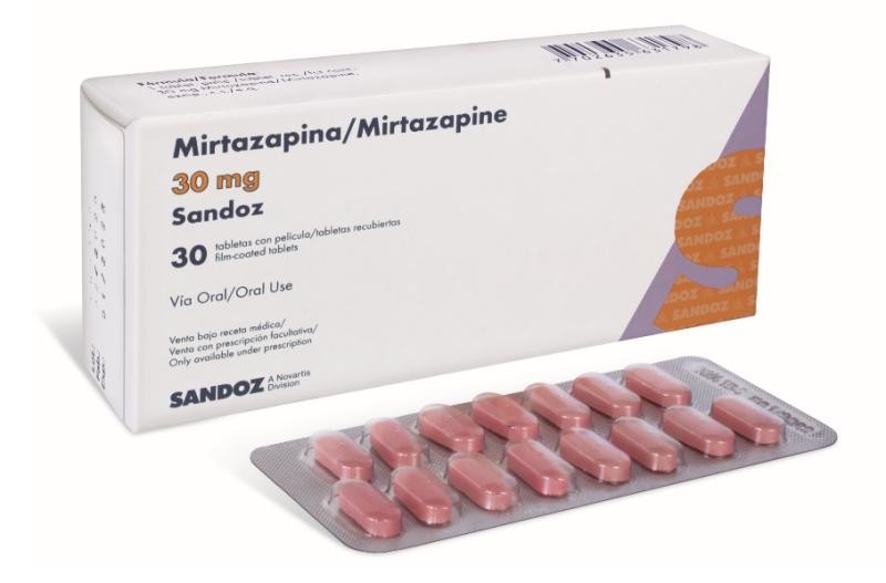 Mirtazapina 30Mg Sandoz Caja x 30Tab
