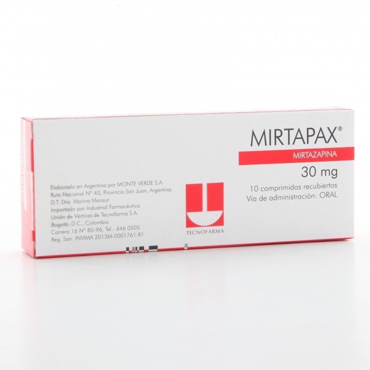 Solo Online Mirtapax Comp 30 Mg 2013M Cjax10