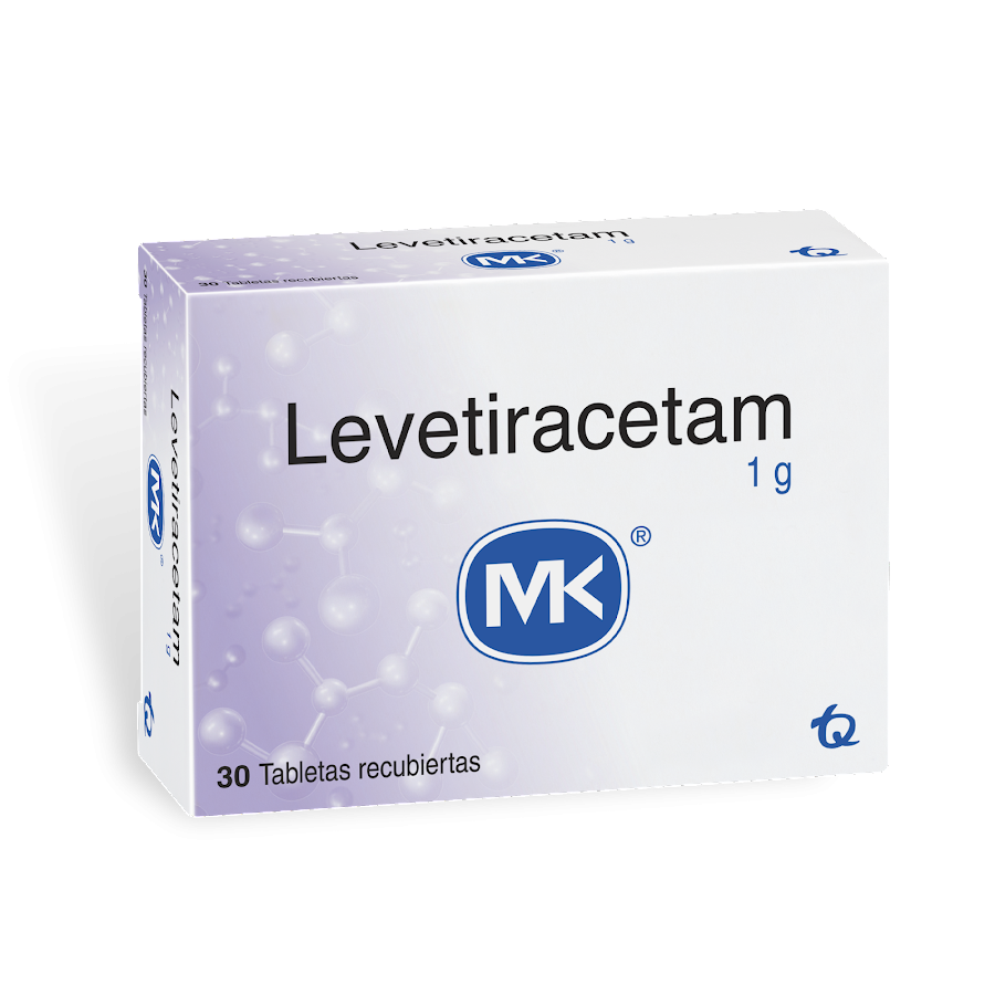 Levetiracetam 1g MK Caja x 30Tab