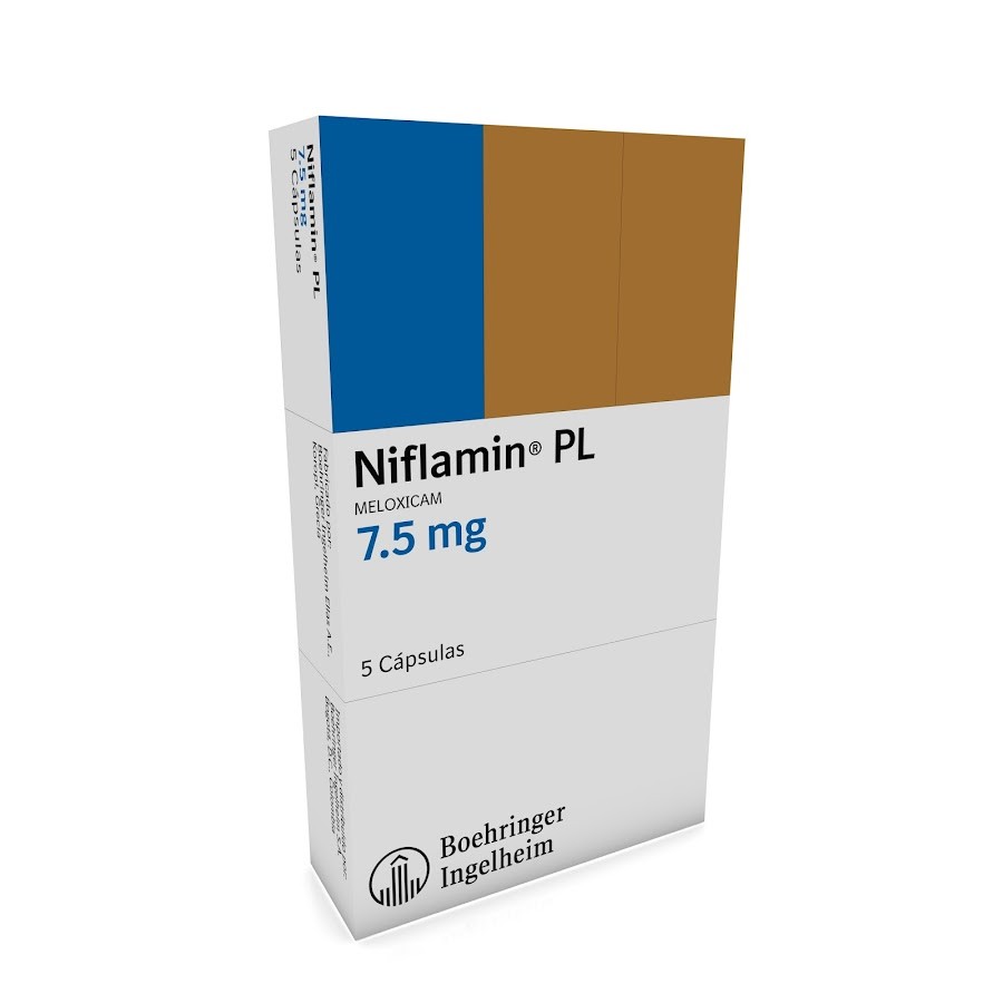Niflamin Pl 7.5Mg Cápsulas Caja X5Cap. Boehringer Meloxicam