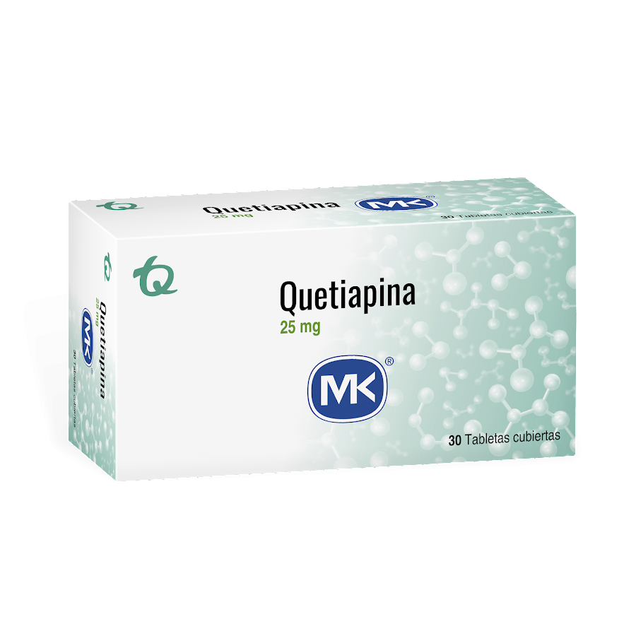 Quetiapina MK 25mg Tableta Caja x30Tab.