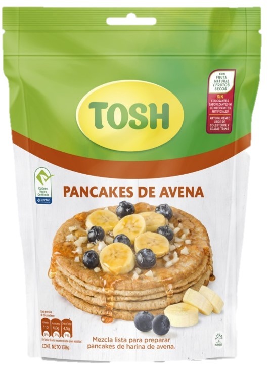 Mezcla Para Pancakes Tosh Avena x 300Gr