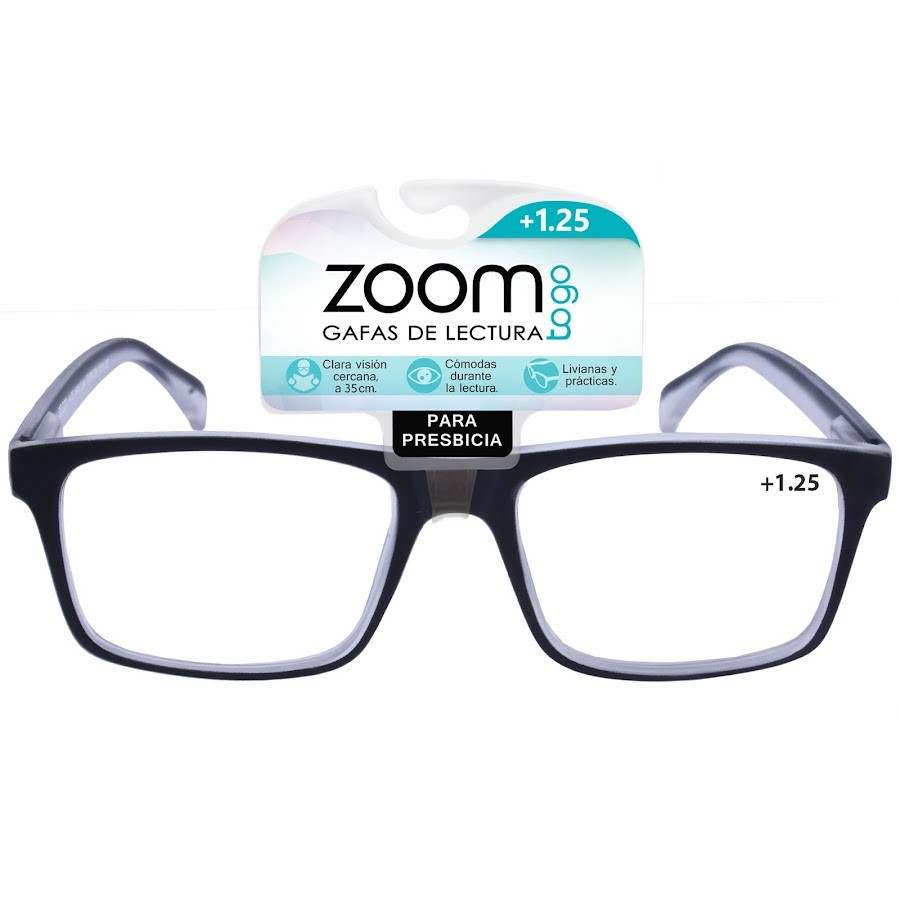 Gafas Zoom Togo Lectura Basic Metal 1 Aumento 1.25 X1 Und.