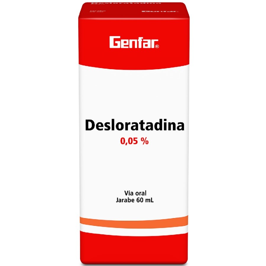Desloratadina 0.05% Genfar Jarabe x 60Ml