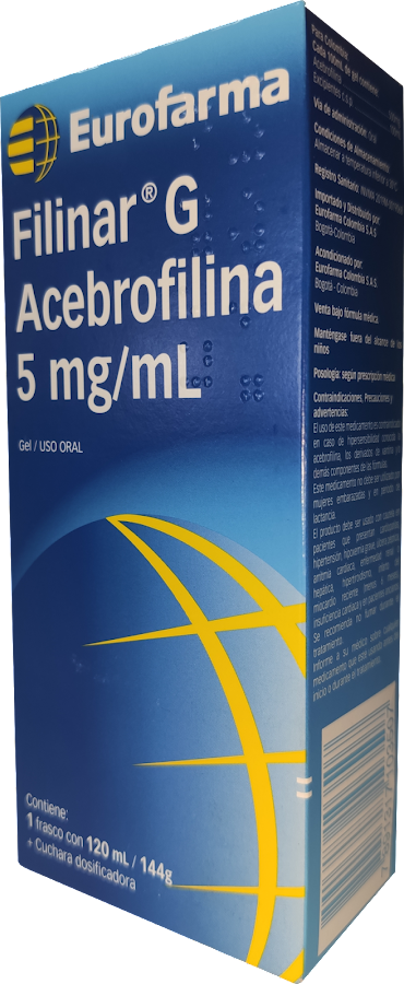 Filinar G Eurofarma Acebrofilina 5Mg/Ml Frasco x 120Ml