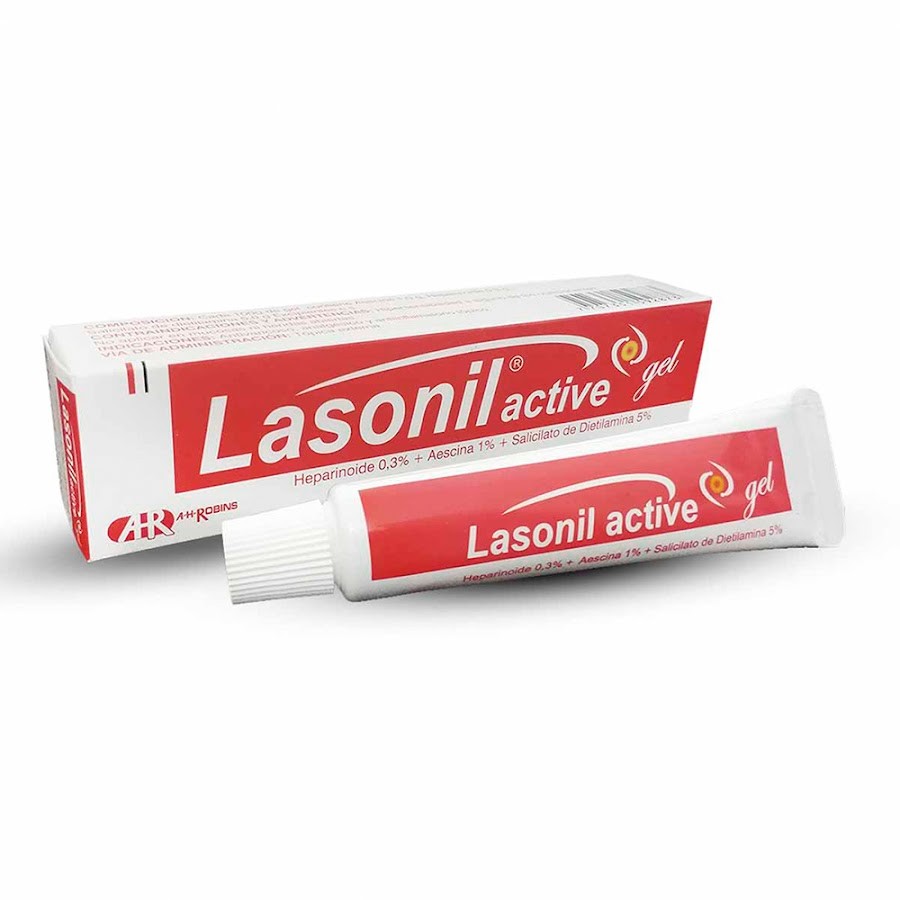 Lasonil Active Gel Aescina + Heparinoide + Salicilato De Dietilamina Tubo x 30gr