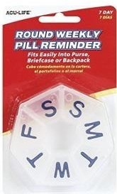 Pastillero Semanal Octagonal Aculife x 1Und