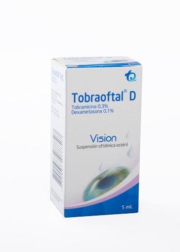 Tobraoftal D 3/1mg Sol Oft. Frasco x5ml. MK Tobramicina Dexametasona